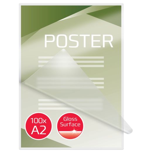 Portefeuilles GBC DIN A2 (426X600) 2X125 mic. (Case 50)