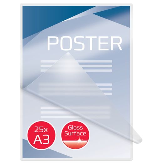 Portfele GBC DIN A3 (303X426) 2X125 mic. (pole 25)