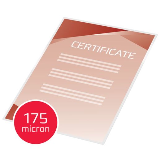 Portfele GBC DIN A4 (216X303) 2X175 mic. (Pole 100)