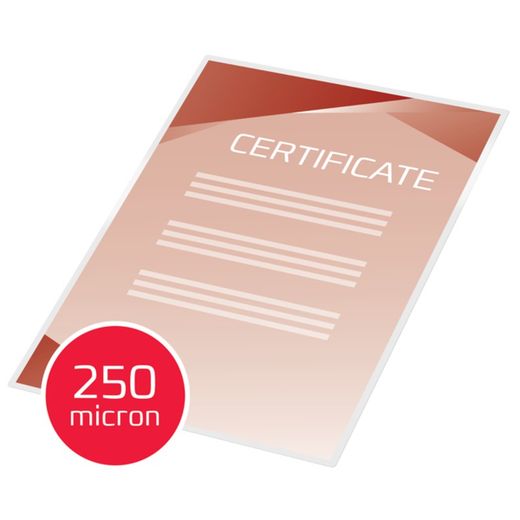 GBC-portfolio's DIN A4 (216X303) 2X250 microfoon. (vak 50)