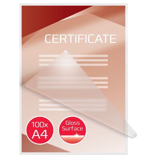 Portefeuilles GBC DIN A4 (216X303) 2X37.5 mic. (Case 200)