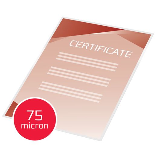 Portefeuilles GBC DIN A4 (216X303) 2X75 mic. (Case 100)