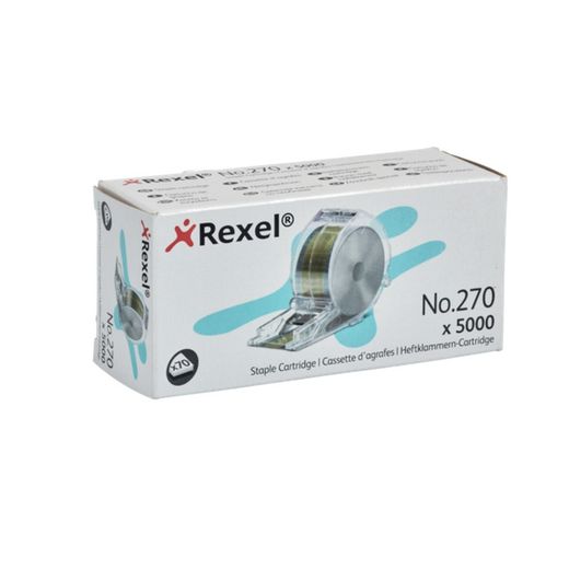 Cartouche d'agrafes Rexel pour STELLA 70. Cartouche 5000 galvanisée