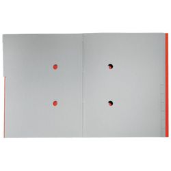 Leitz Recycle kartonnen sorteerder met 12 tabbladen. 100% recyclebaar. DIN A4, rood