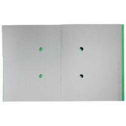 Trieur de carton Leitz Recycle à 12 onglets. 100% recyclable. DIN A4, vert