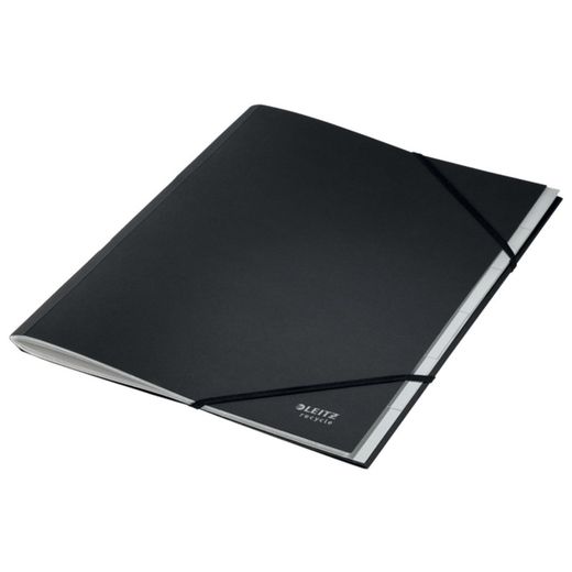 Leitz Recycle 6-tab kartonnen sorteerder. 100% recyclebaar. DIN A4, zwart