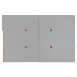 Trieur à 6 onglets en carton Leitz Recycle. 100% recyclable. DIN A4, rouge