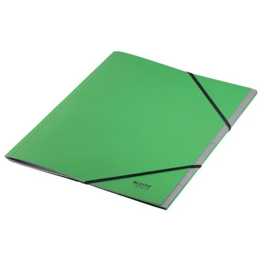 Trieur à 6 onglets en carton Leitz Recycle. 100% recyclable. DIN A4, vert