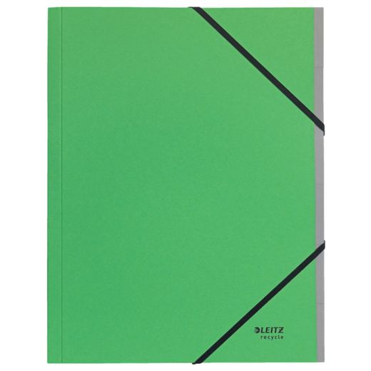 Trieur à 6 onglets en carton Leitz Recycle. 100% recyclable. DIN A4, vert