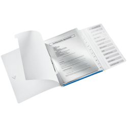 Classificatore WOW. PP 12 divisori. DIN A4, blu
