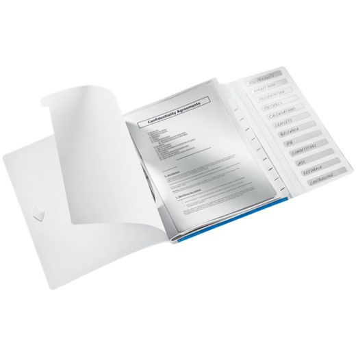 Classificatore WOW. PP 12 divisori. DIN A4, blu