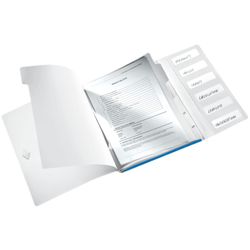 Klasyfikator WOW. P.P. 6 przegródek. DIN A4, niebieski