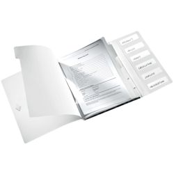 Classificatore WOW. PP 6 divisori. DIN A4, nero