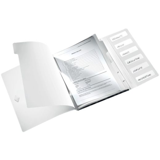 Classificatore WOW. PP 6 divisori. DIN A4, nero