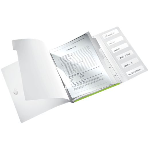 Classificatore WOW. PP 6 divisori. DIN A4, verde