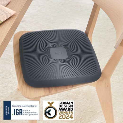 Cojín de asiento Active Ergo Wobble, gris oscuro