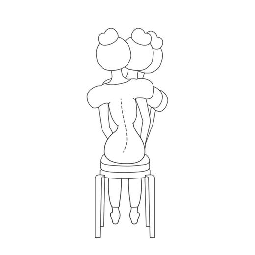 Cojín de asiento Active Ergo Wobble, gris oscuro