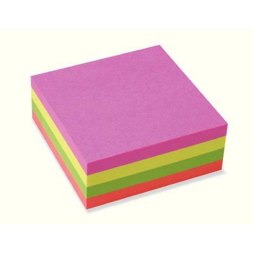 Contacta Notes cubo 75 mm. x 75 mm. (Bloc 320 hojas), multicolor