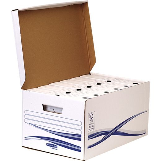 Wytrzymały pojemnik na dokumenty ze stałą pokrywą