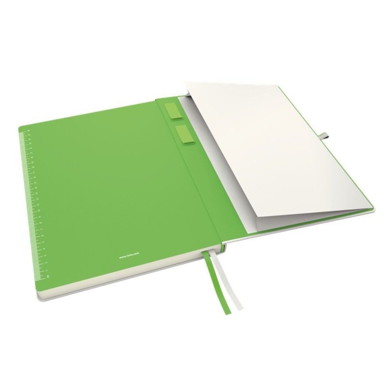 Cuaderno con tapas duras Leitz Complete, 80 hojas rayado horizontal