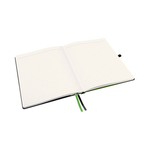 Leitz Complete Hard Cover Notebook, 80 Sheets Horizontal Ruled, iPad Size, Black