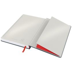 Leitz Cozy hardcover notebook, 80 sheets, squared, DIN A5, gray