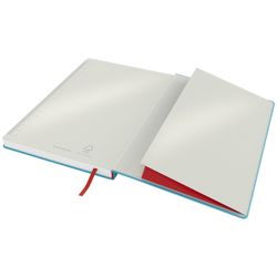 Cahier à couverture rigide Leitz Cosy, 80 feuilles, quadrillé, DIN B5, bleu