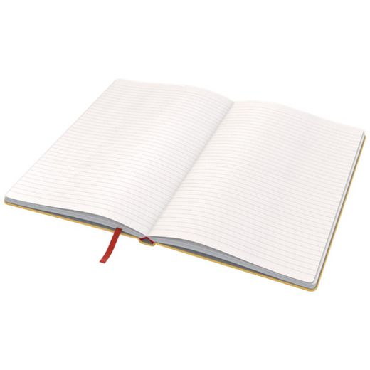 Leitz Cozy hardcover notebook, 80 sheets, horizontally ruled, DIN A5, yellow