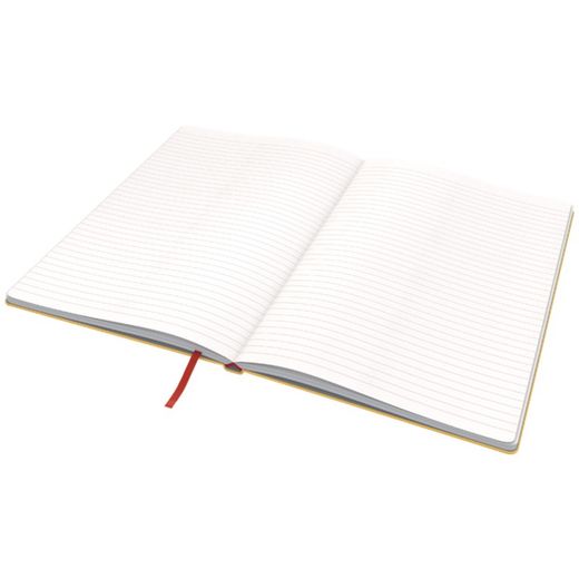 Leitz Cozy Hard Cover Notebook, 80 sheets, horizontal ruled, DIN B5, yellow