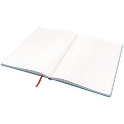 Leitz Cosy Hardcover-Notizbuch, 80 Blatt, quer liniert, DIN B5, blau
