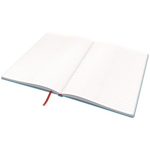 Leitz Cosy Hardcover-Notizbuch, 80 Blatt, quer liniert, DIN B5, blau