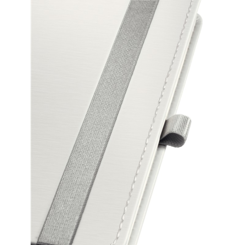 Quaderno con copertina rigida Leitz Style. 80 fogli, griglia 5, DIN A5,  bianco artico — KounterPRO
