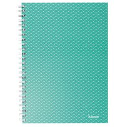 Cuaderno wiro con tapas de cartón Colour'Breeze A5, con pauta rayada, verde
