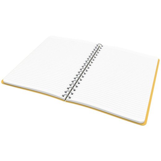 Cuaderno Wiro Leitz Cosy. Tapas duras. 80 hojas rayado horizontal, DIN B5, amarillo
