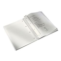 Notatnik Wiro Leitz WOW. P.P. 80 ark. siatka 5, DIN A4, fuksja