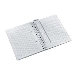 Wiro Leitz WOW notitieboek. pp 80 vel raster 5, DIN A5, groen