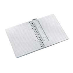 Notatnik Wiro Leitz WOW. P.P. 80 kartek w linię w poziomie, DIN A5, biały