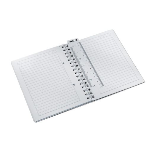 Notatnik Wiro Leitz WOW. P.P. 80 kartek w linię w poziomie, DIN A5, czarny