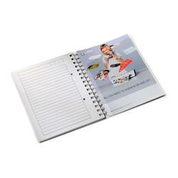 Notatnik Wiro Leitz WOW. P.P. 80 kartek w linię, DIN A5, fioletowy