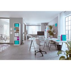 Leitz WOW DUAL goblet, turquoise/white