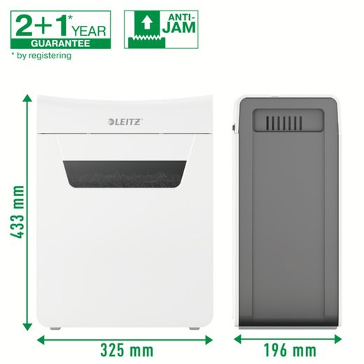 IQ Protect 4 P5 papiervernietiger, wit/zilver