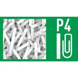 IQ Protect 6 P4 papiervernietiger, wit/zilver