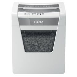 Leitz Aktenvernichter IQ Office P4, Weiß/Silber
