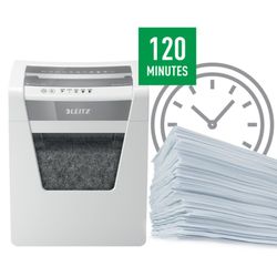 Distruggi documenti Leitz IQ Office P5, bianco/argento