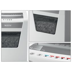 Distruggi documenti Leitz IQ Office P5, bianco/argento