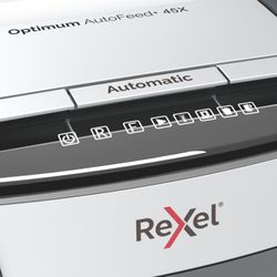 Optimum Auto+ 45X EU Aktenvernichter, automatischer Einzug, schwarz