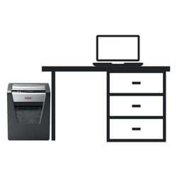 Rexel Momentum M510 papiervernietiger, zwart/zilver