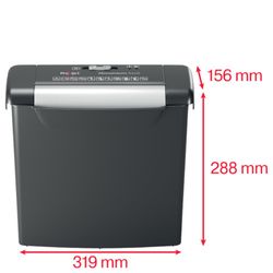 Rexel Momentum S206 Destructeur Noir/Argent