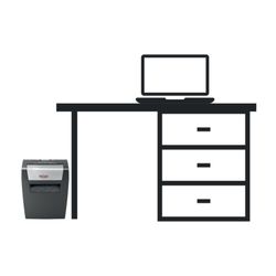 Trituratore Rexel Momentum X308, Nero/Argento