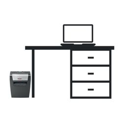 Trituratore Rexel Momentum X406, Nero/Argento